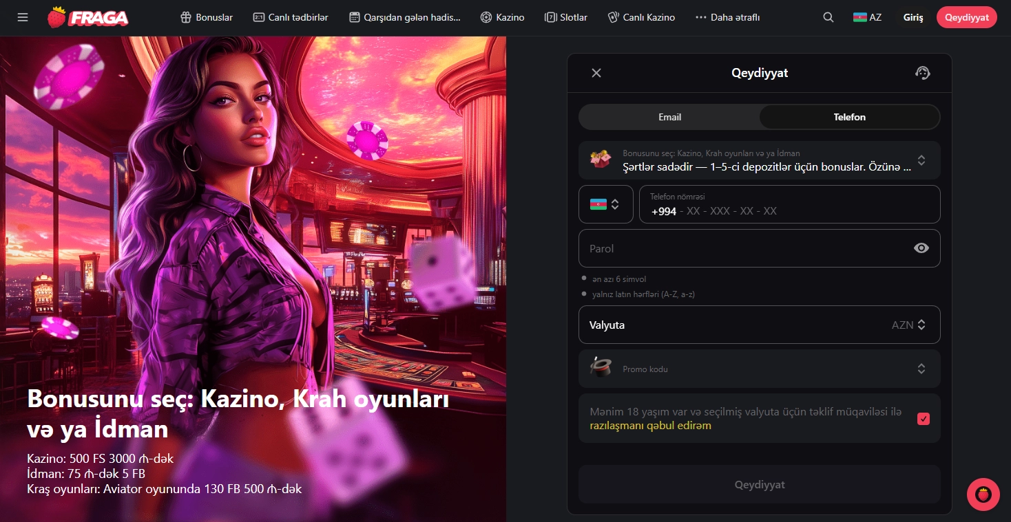 Necə Qeydiyyatdan Keçmək Olar?